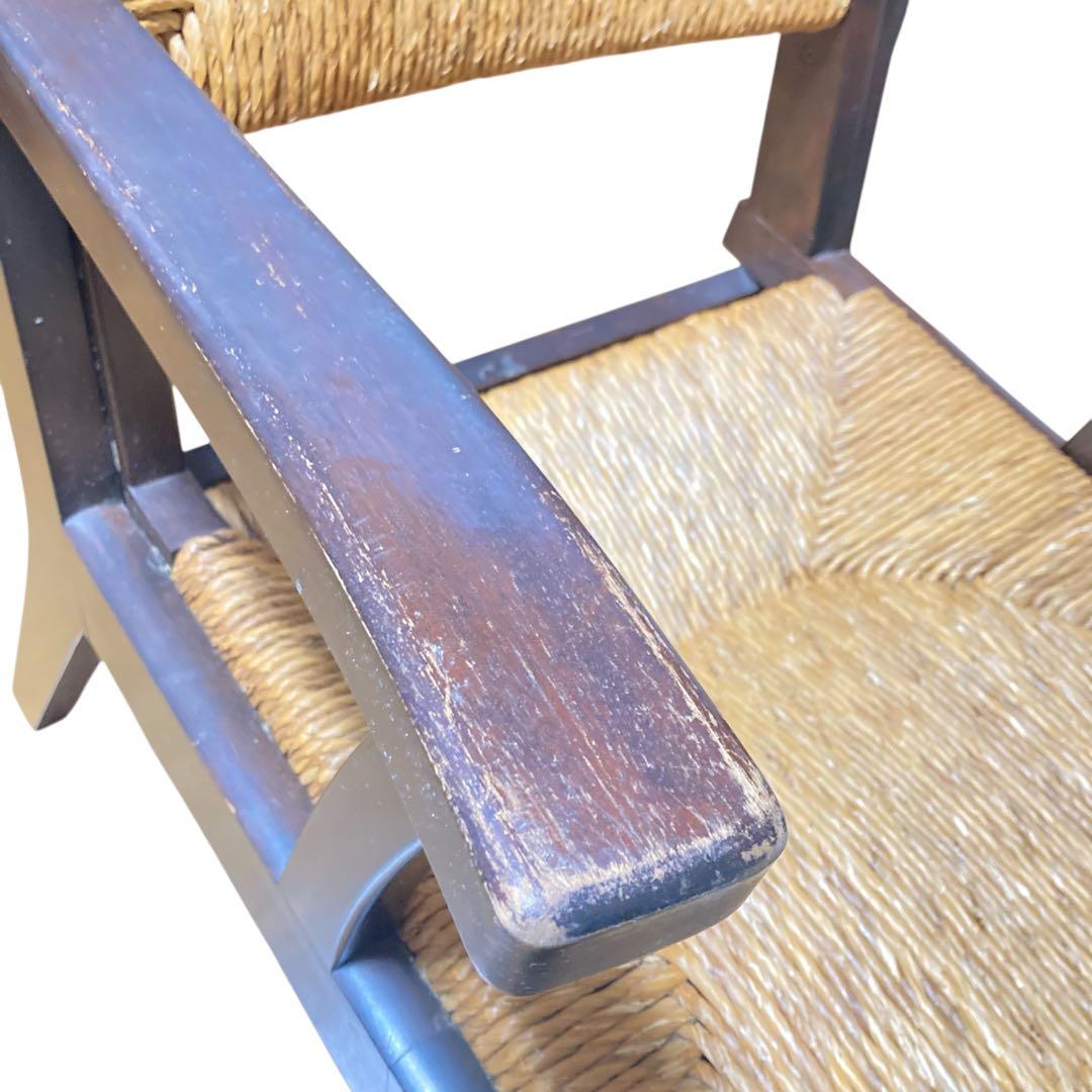 松本民芸家具 520L型 ミズメザクラ ラッシチェア⑤