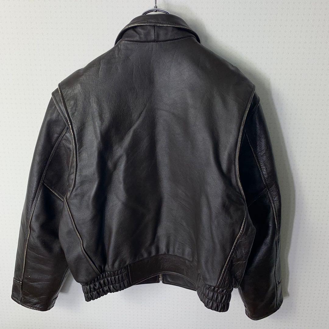 ジャケット・アウター 80s AVIREX G-2 leather jacket dark brown