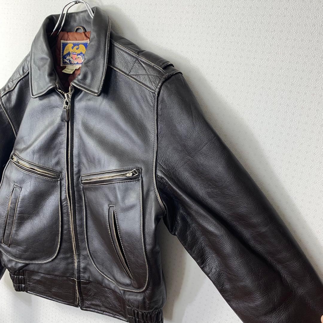 ジャケット・アウター 80s AVIREX G-2 leather jacket dark brown