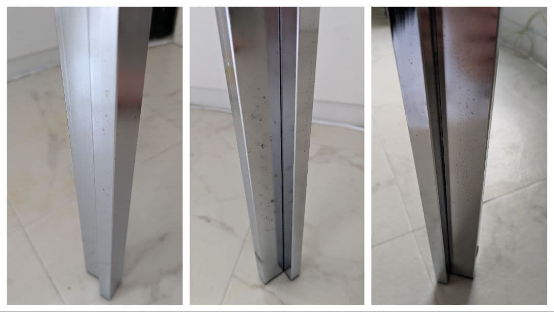 クローム×ガラス コーヒー テーブル 80-90s ミッドセンチュリー ンテージ