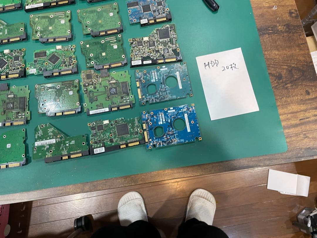 ジャンク PCメモリ 100枚 都市鉱山 金メッキ