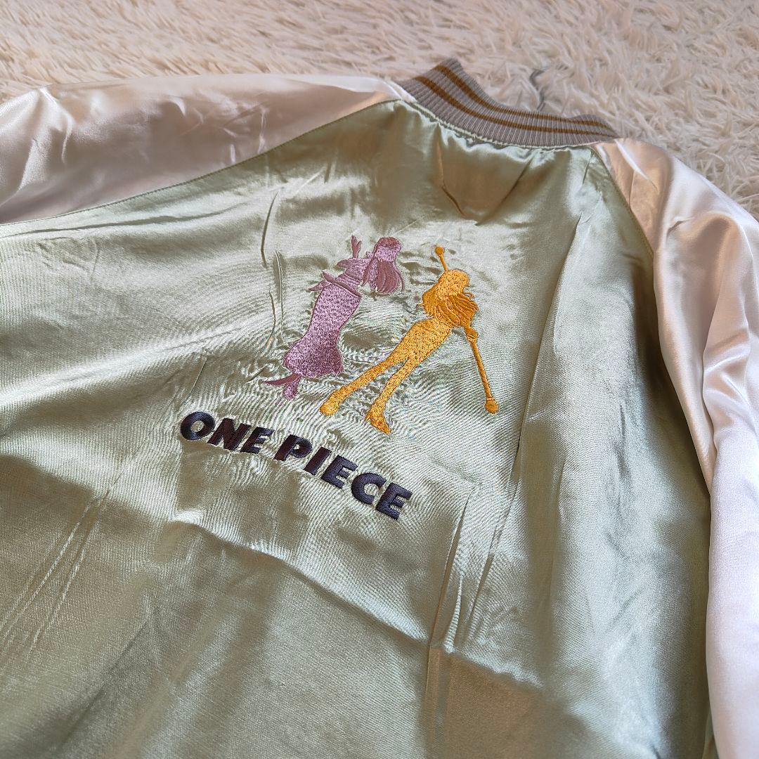 ONE PIECE　ナミ・ロビン 総刺繍 リバーシブル スカジャン　サイズXL