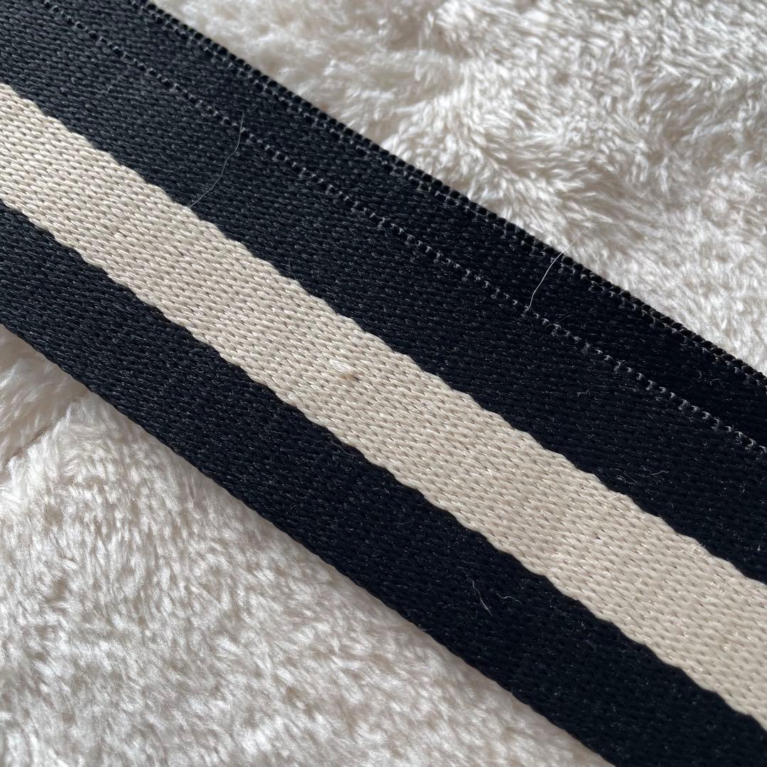 極美品☆Pual ce cin ブラックトートバッグ 2way シボ革　ベルト