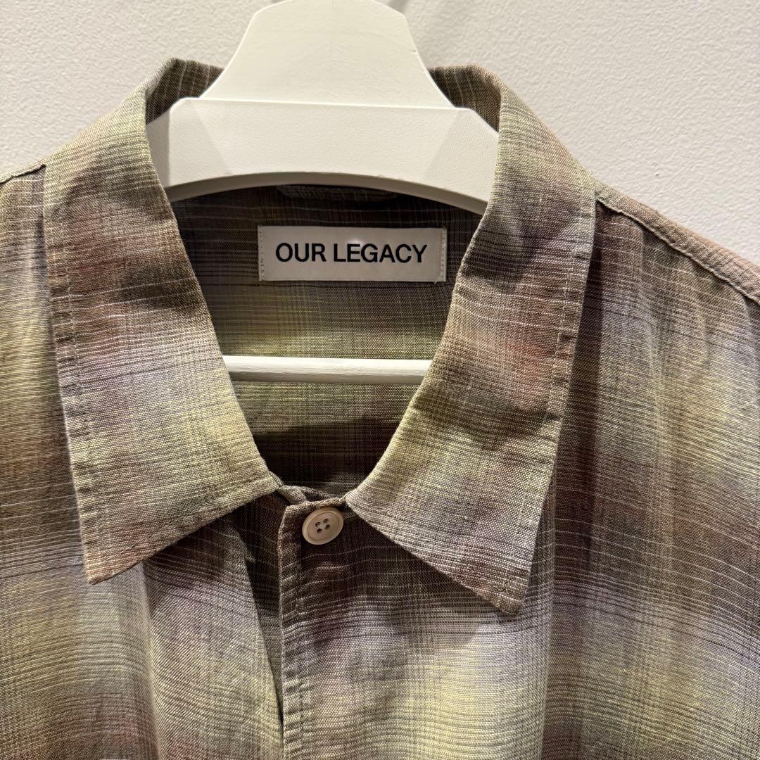 OUR LEGACY アワーレガシー チェック柄長袖シャツ BOX SHIRT