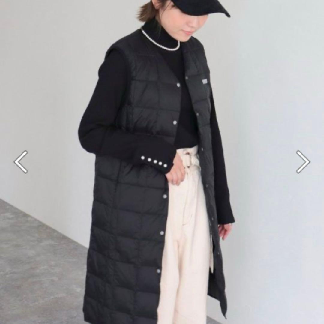 TAION×fredy emue ダウンベスト　ロングダウンベスト　ジレ