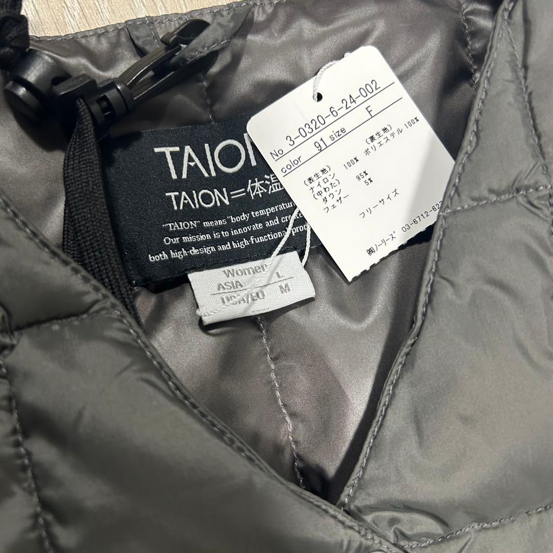 TAION×fredy emue ダウンベスト　ロングダウンベスト　ジレ