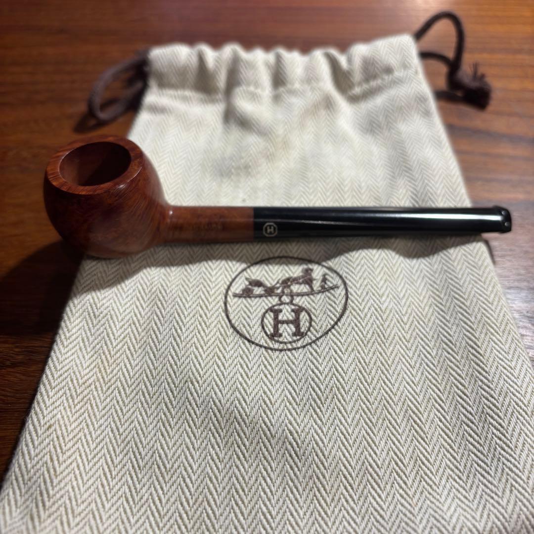 HERMÈS エルメス 木製パイプ ヴィンテージ 未使用新品