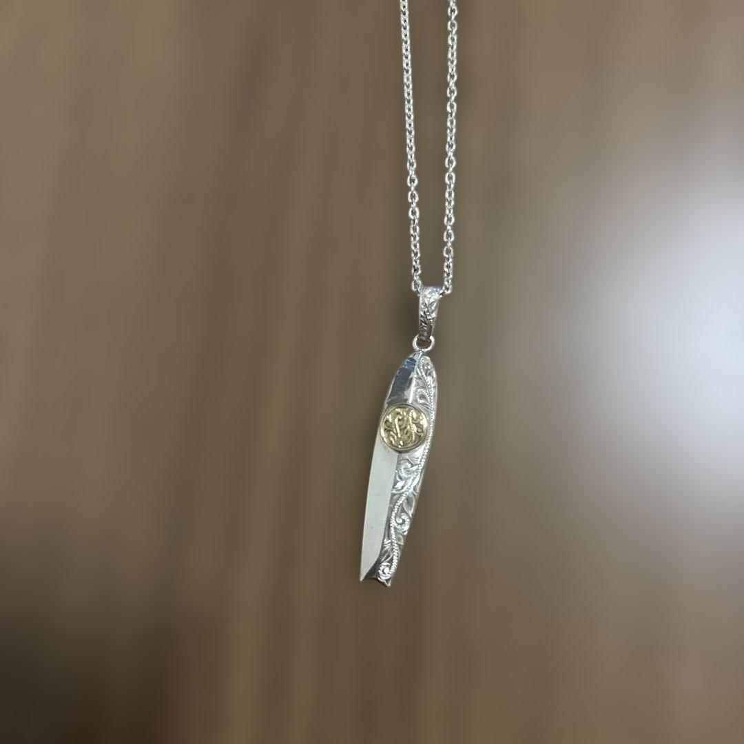 Maxi シルバー ネックレス ハワイアンジュエリー