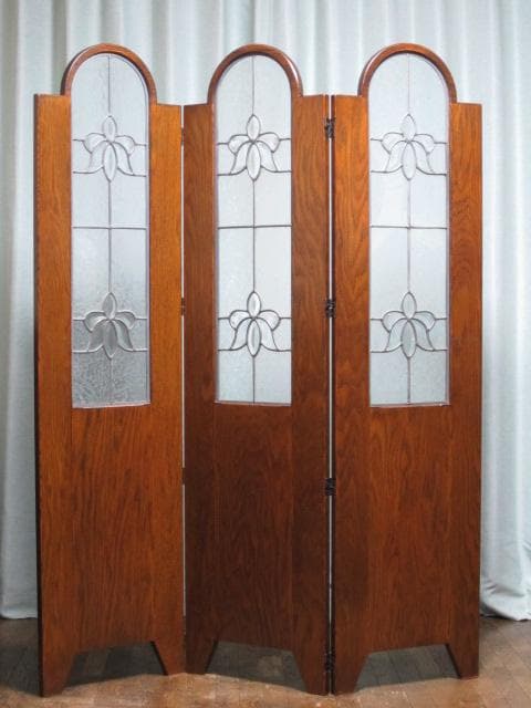 三越 Brugge ブルージュ ステンドグラス パーテーション 定価25万円