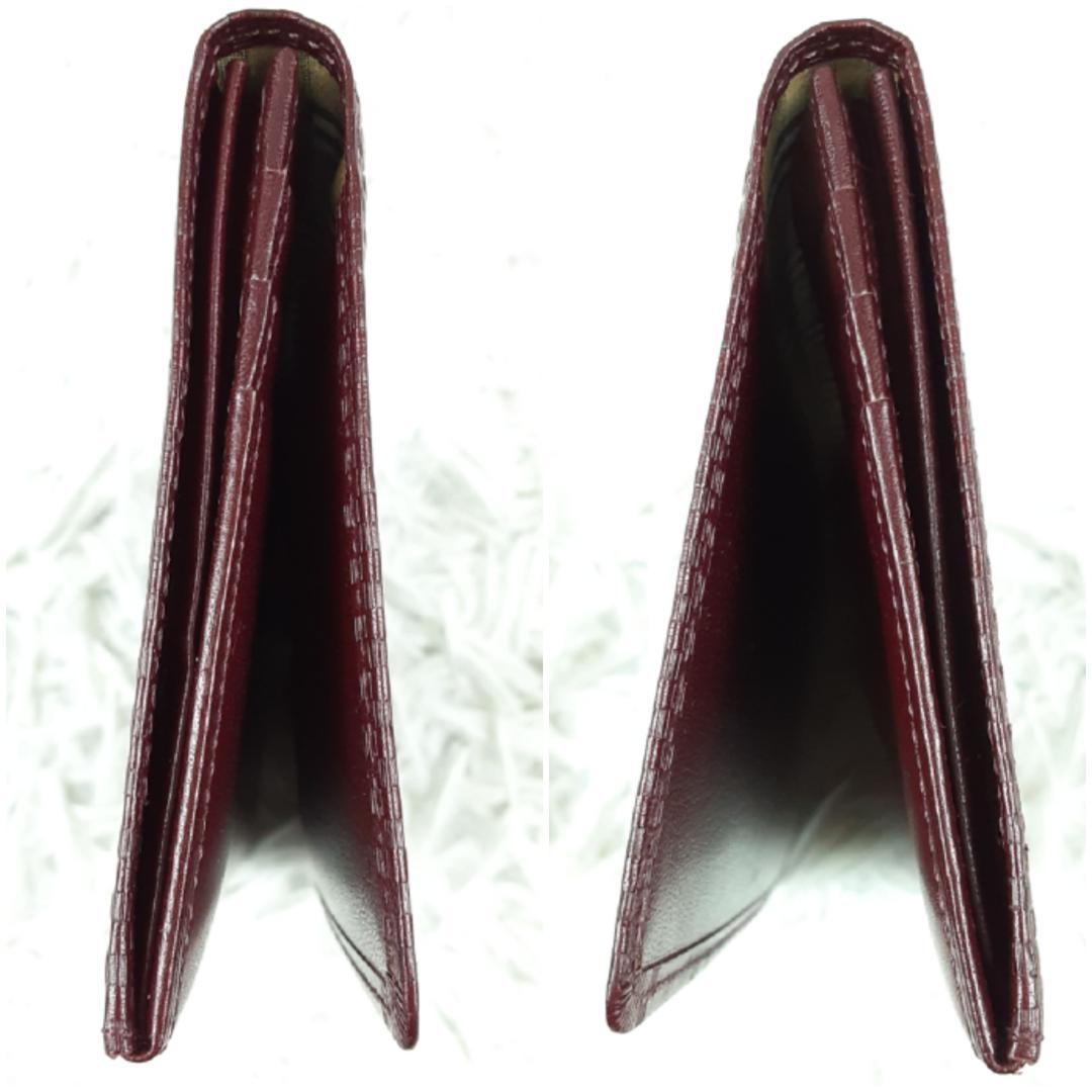 未使用保管品◎Burberrys 長財布 赤系 箱付き