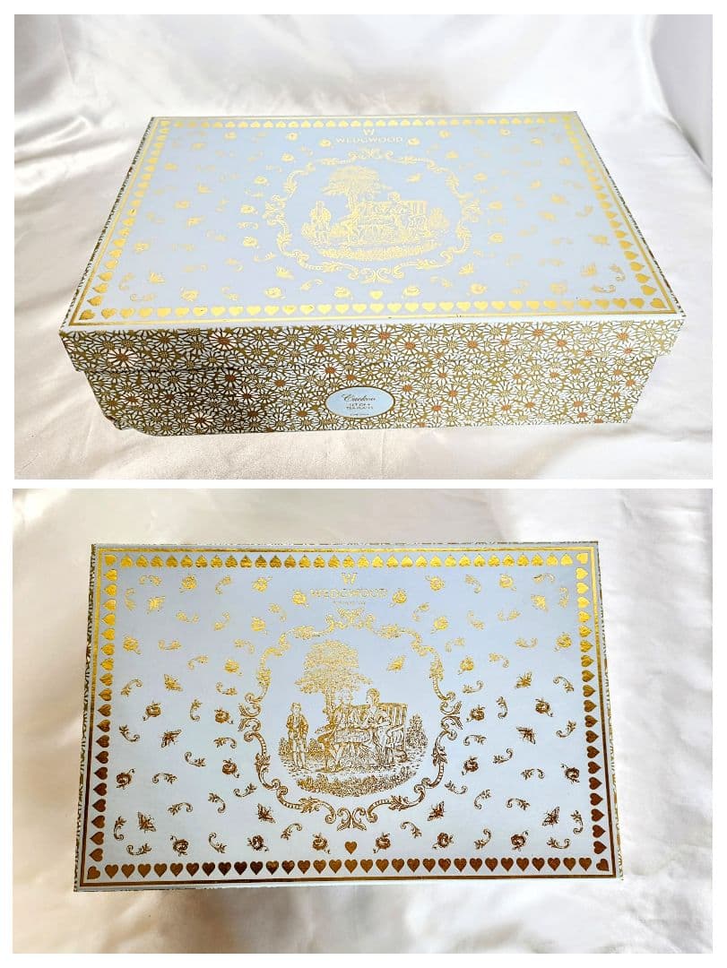 ウェッジウッド　ハーレクイン【未使用箱入】カッコープレート4枚セット