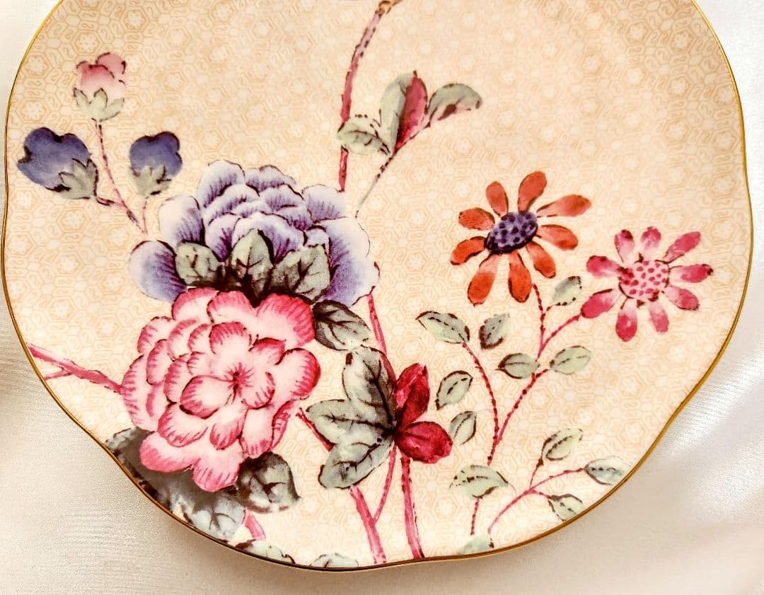 ウェッジウッド　ハーレクイン【未使用箱入】カッコープレート4枚セット