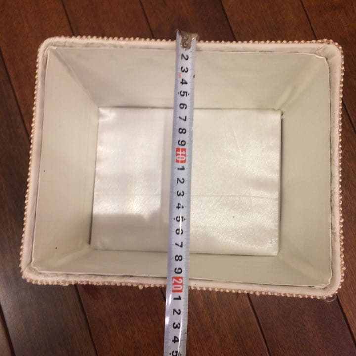 【4点セット】ミントグリーン　ロココタッセル収納ボックス