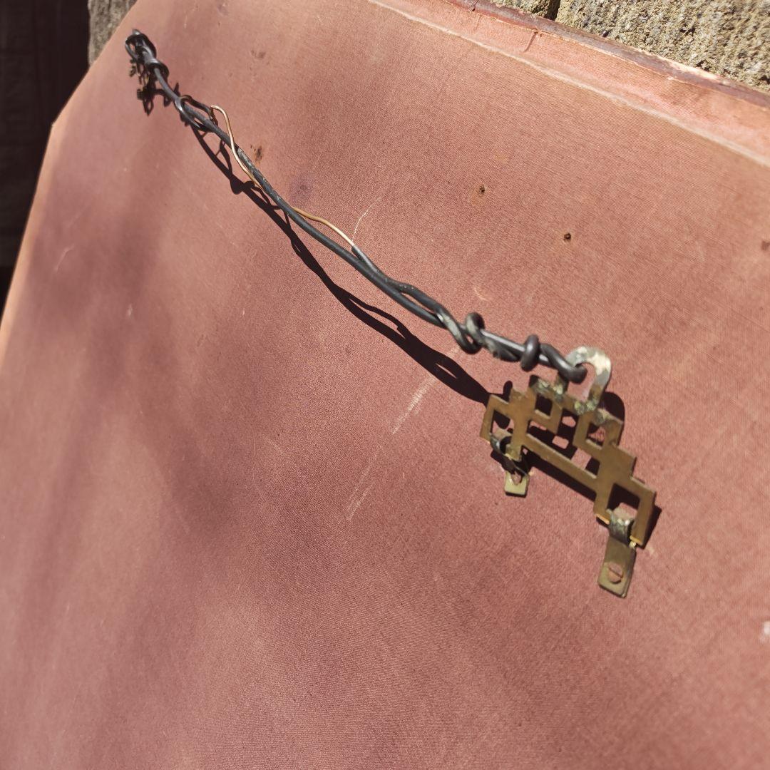 ヴィンテージ　イタリア 　特大　高級八角鏡 　壁掛けミラー　 120㌢　送料込