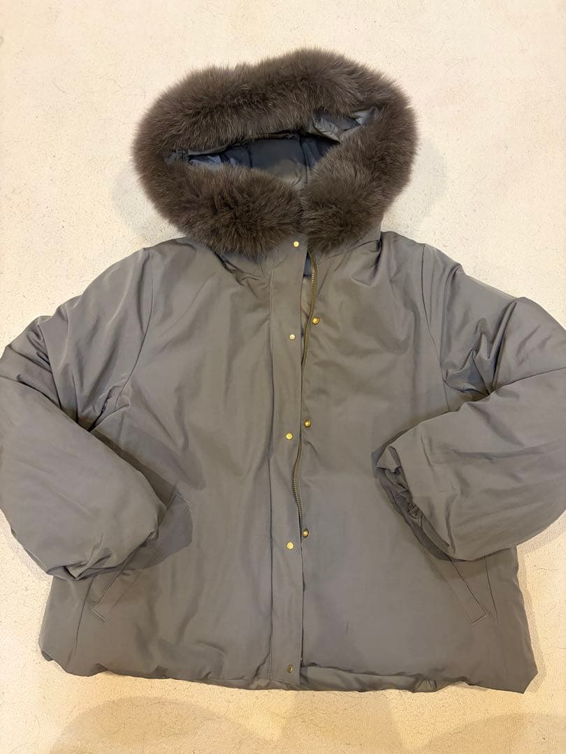 グリーンレーベルリラクシング　リバーシブルダウンジャケット