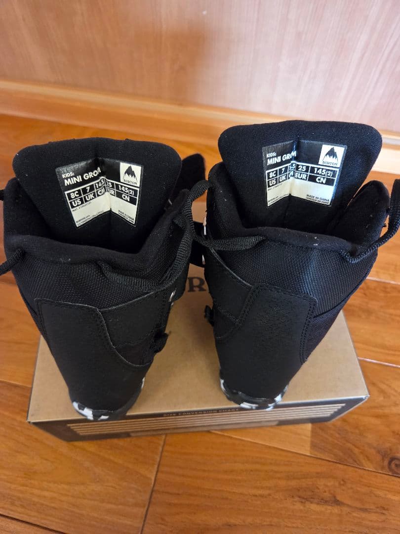 BURTON MINI GROM ブラック 子ども用ブーツ　14.5