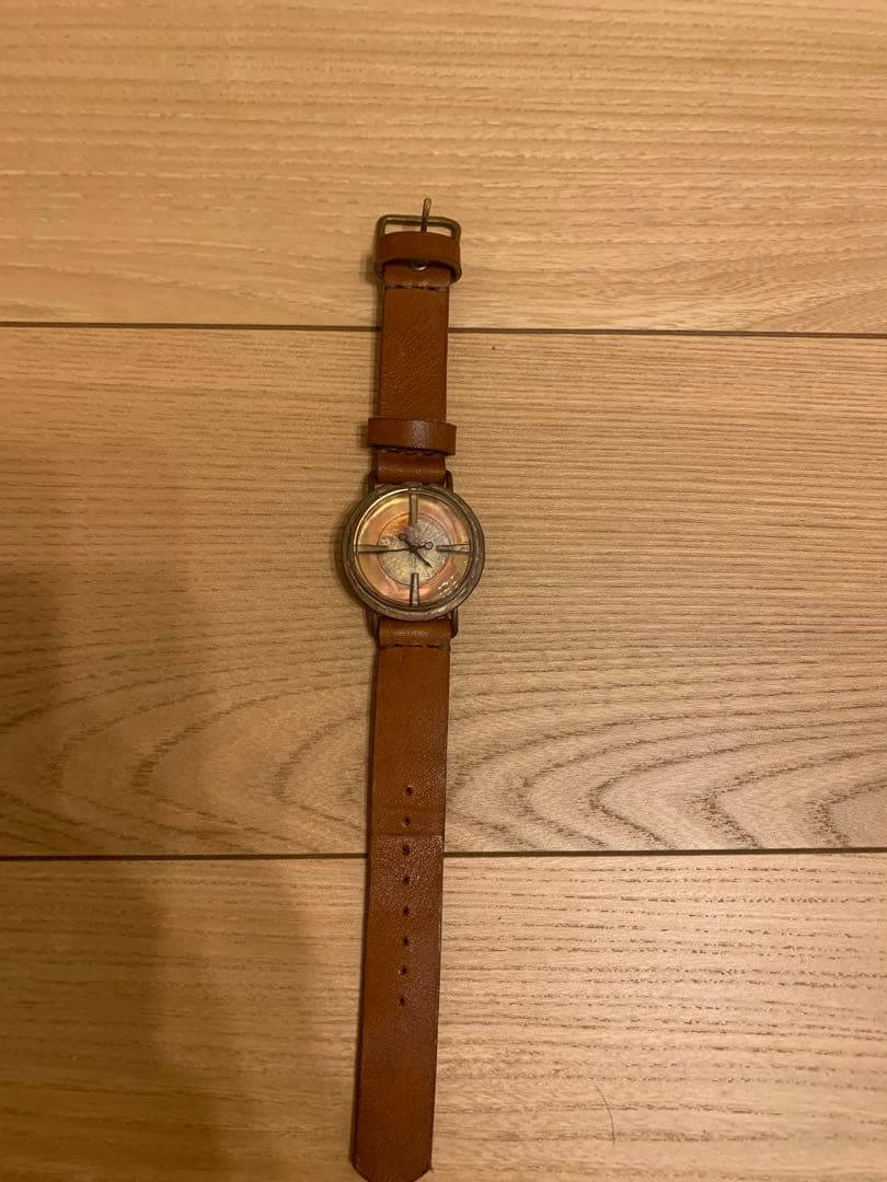 【新品】ipsilon ハンドメイド 腕時計 ブラウン