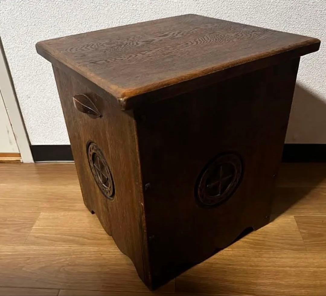 木製無垢材 ◾️蓋付き 木箱 ウッドボックス 収納ボックス スツール テーブル