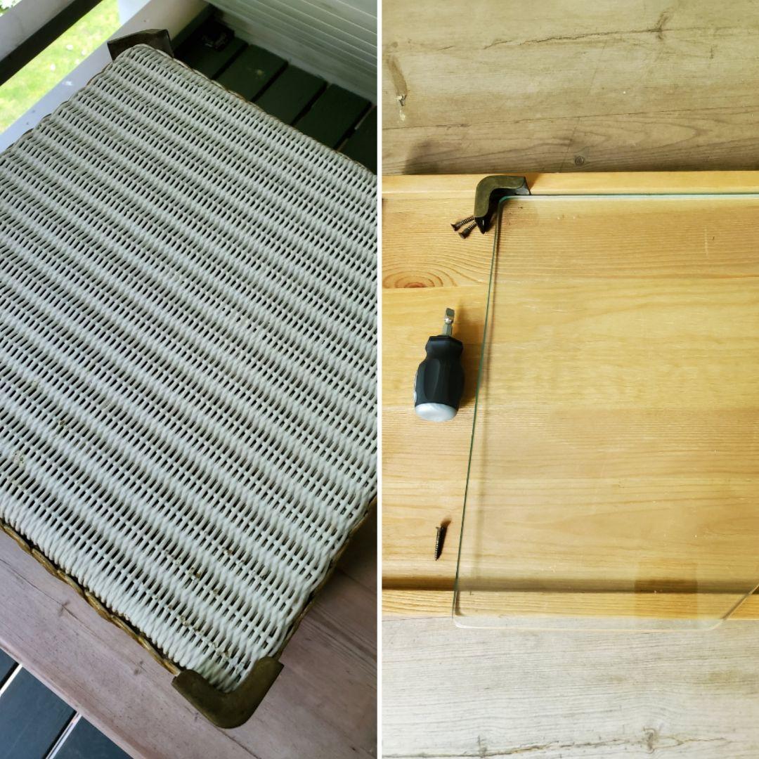 アンティーク　ロイドルーム　バスケット　収納　ゴミ箱