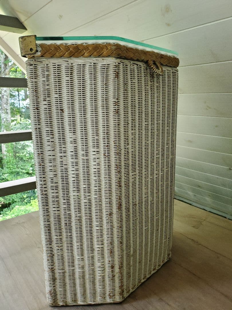 アンティーク　ロイドルーム　バスケット　収納　ゴミ箱