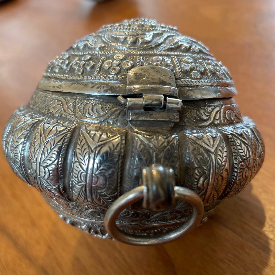 フローレス島 古民具 銀製噛みタバコ用具