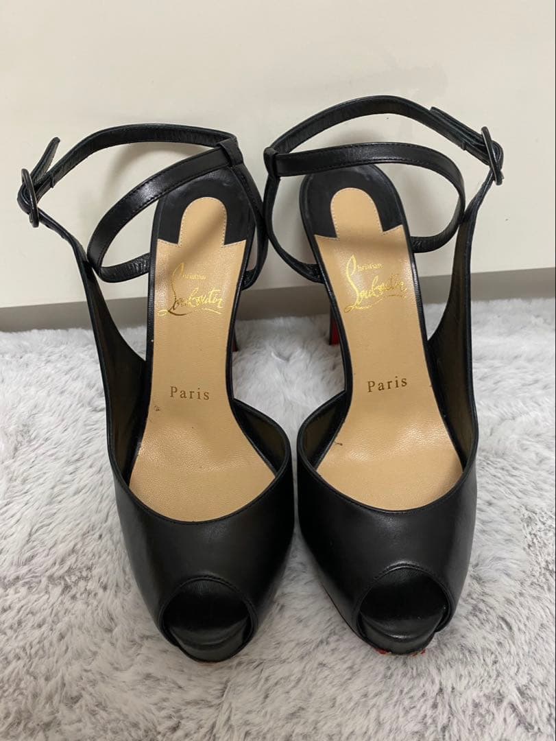 Christian Louboutin ブラック ハイヒール 37