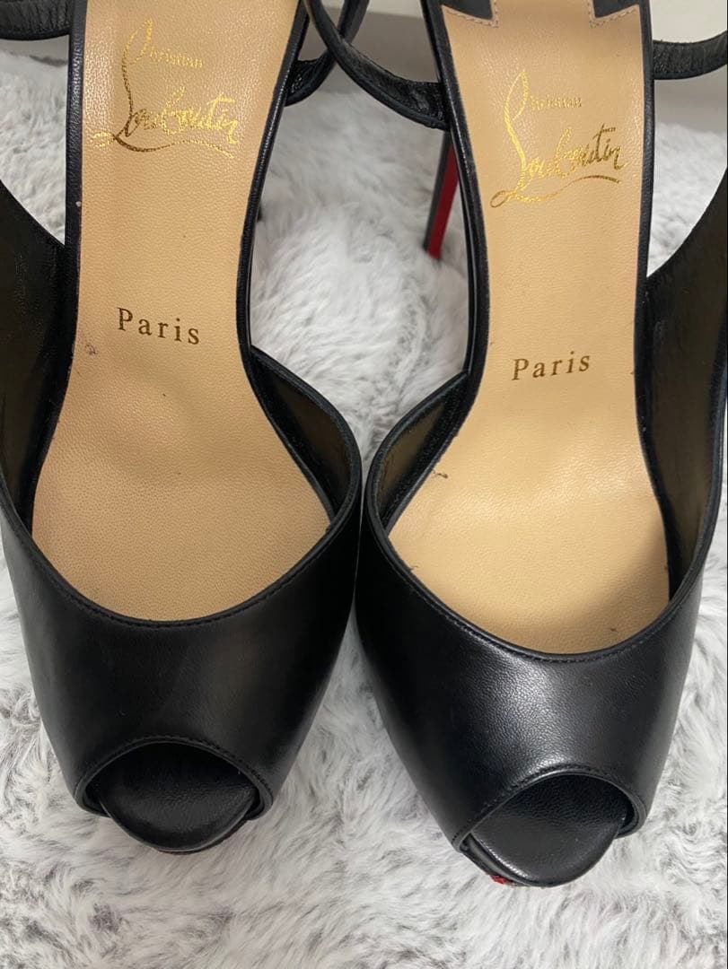 Christian Louboutin ブラック ハイヒール 37