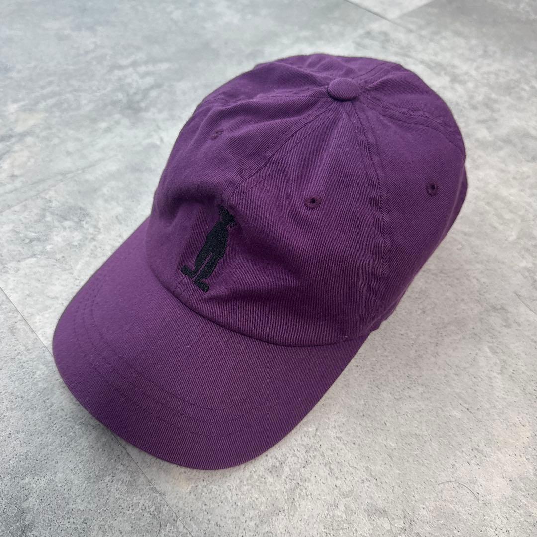 00's STUSSY シャドーマン刺繍 良色 キャップ