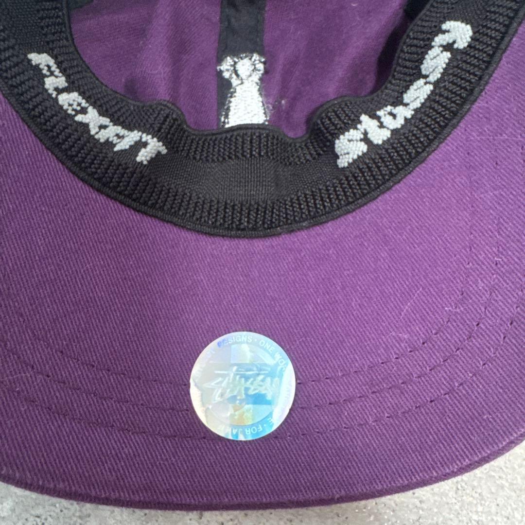 00's STUSSY シャドーマン刺繍 良色 キャップ