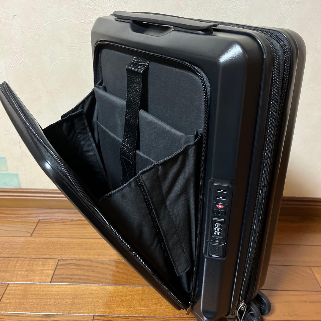 スマートキャリーケース　薄くたためて収納便利ブラック未使用　ショップチャンネル