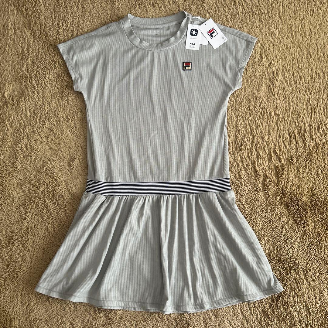 FILA グレーワンピース　テニスウェア