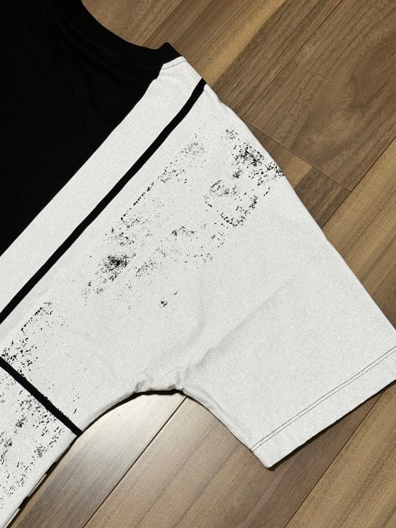 国内正規品　美品　ストーンアイランド　ビッグロゴ　tシャツ　Mサイズ　T100