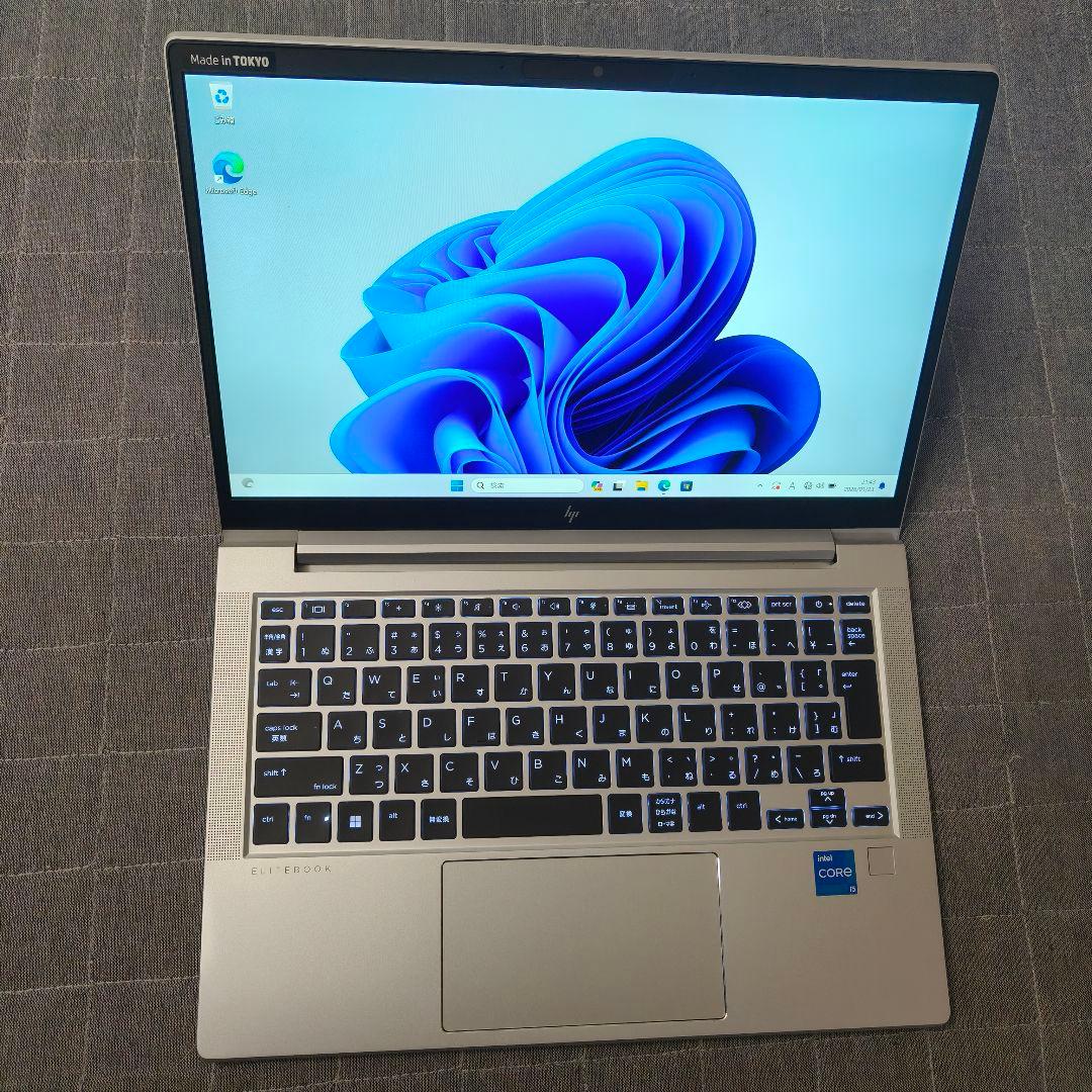 2024年2月 HP 日本製 超美品 爆速 13世代i5 16GB 512G 9