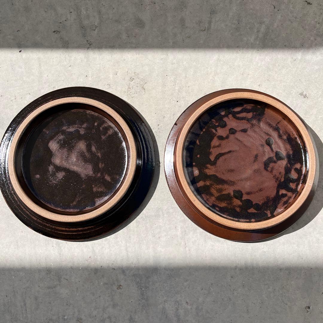 新品　沖縄　やちむん　台皿　石倉陶器　石倉一人　2枚セット