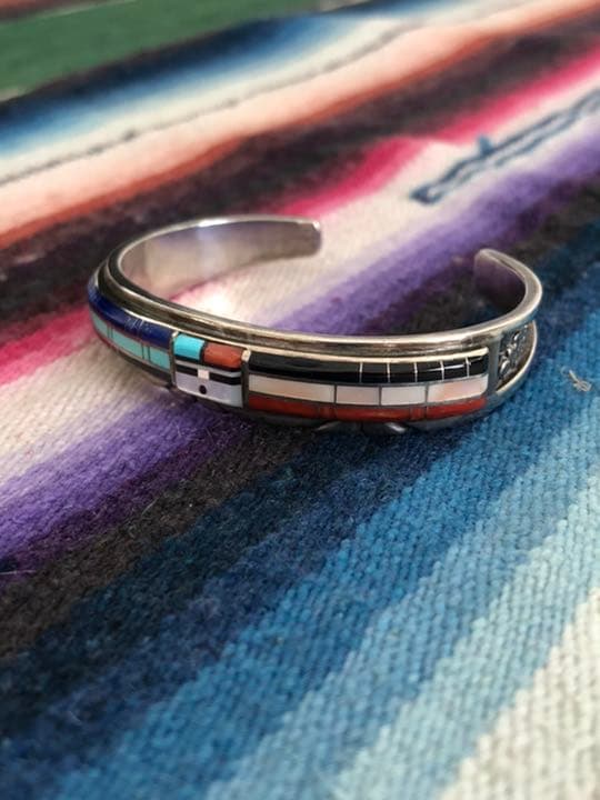 ZUNI Don Dewa ドンデワ　サンフェイス　インレイバングル　ナバホズニ