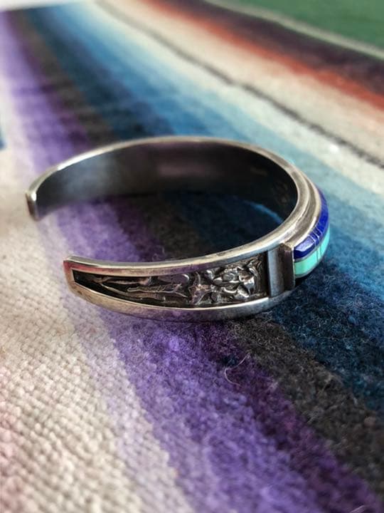 ZUNI Don Dewa ドンデワ　サンフェイス　インレイバングル　ナバホズニ