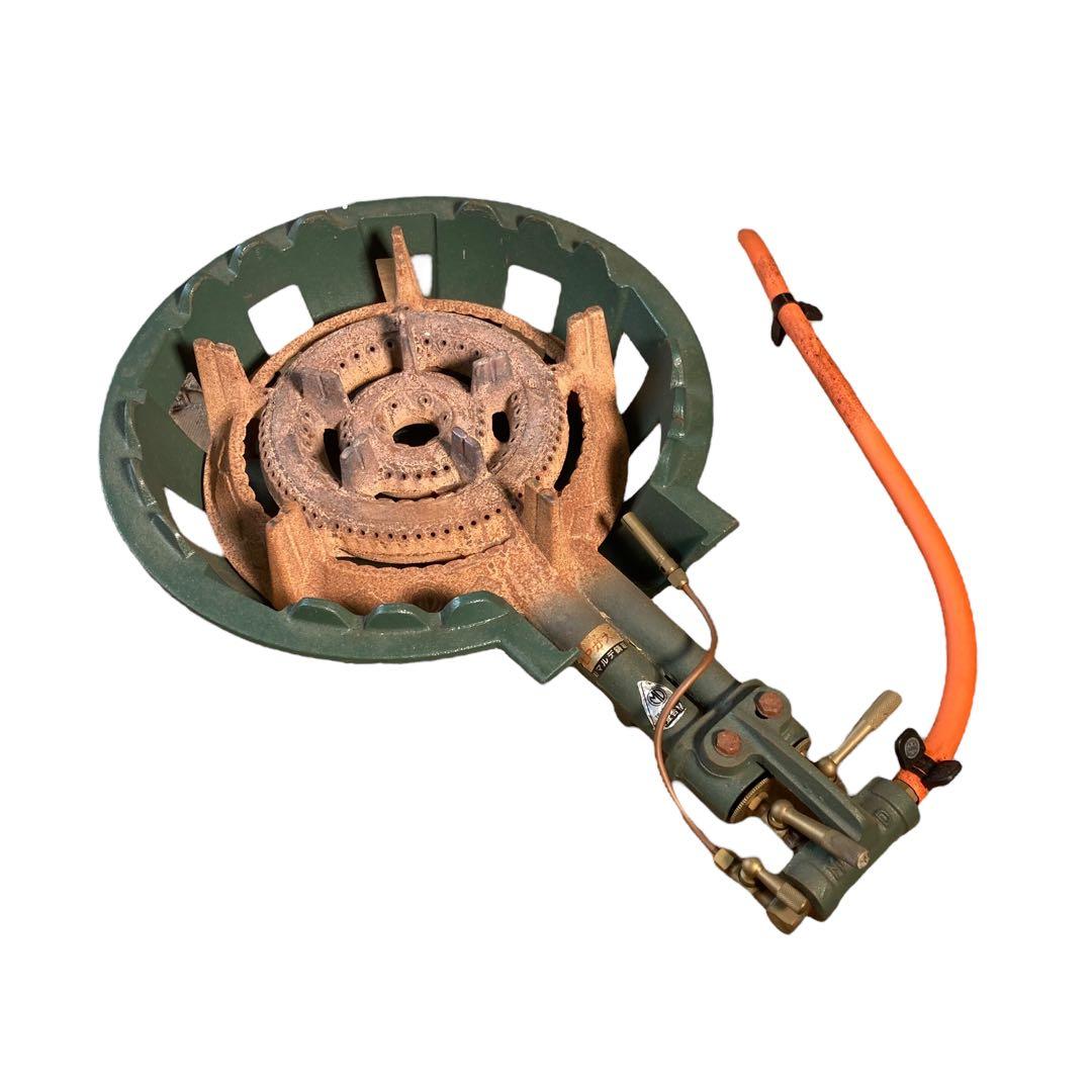 鋳物コンロ　LPガス用　強火力　マルデ鋳器