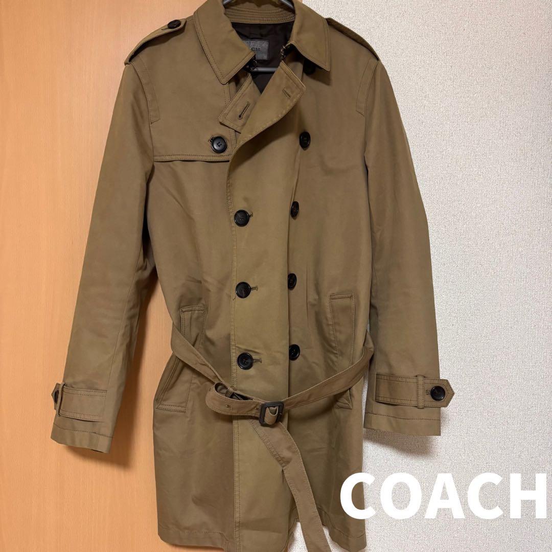 COACH ベージュ トレンチコート Sサイズ 極美品