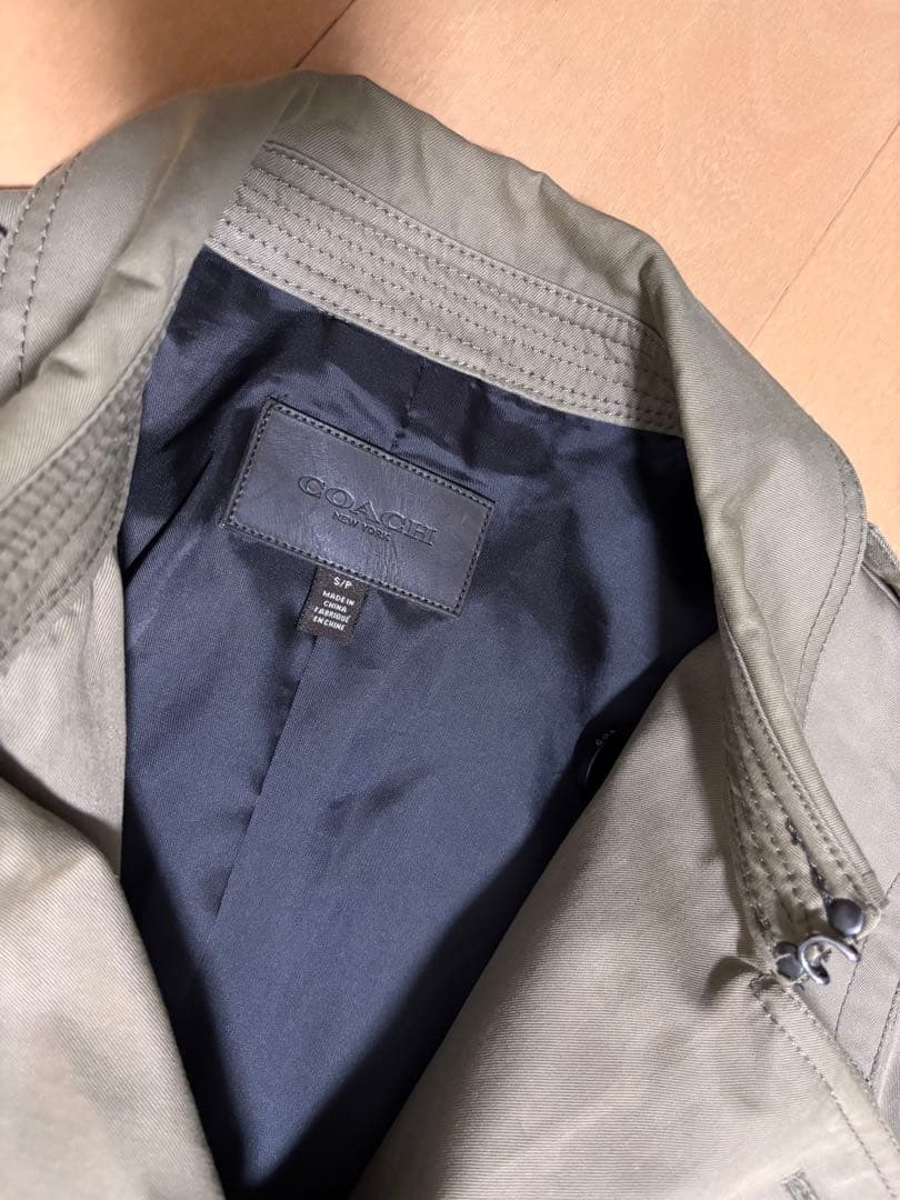 COACH ベージュ トレンチコート Sサイズ 極美品