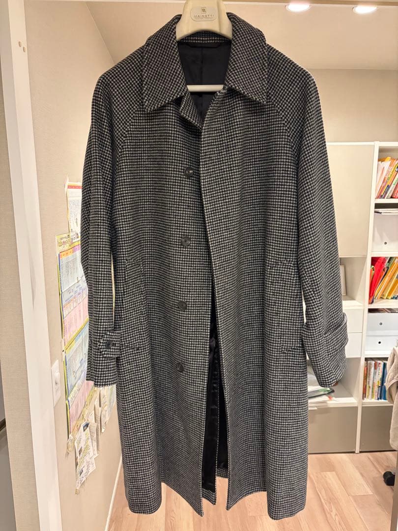 ユナイテッドアローズ　チェック柄 バルカーンコート　XLサイズ