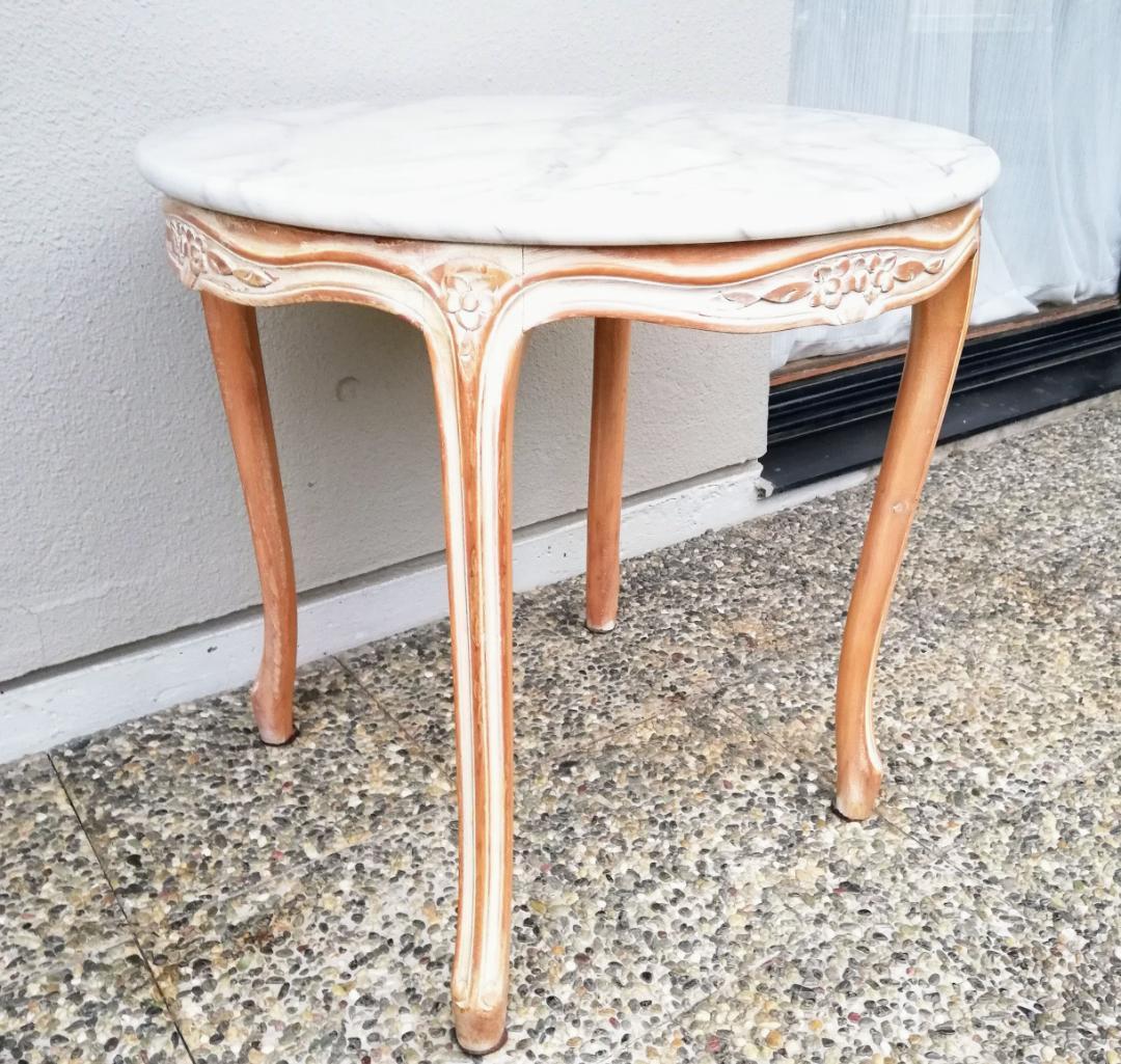 フレンチスタイル ◆ 大理石 センターテーブル アンティーク調