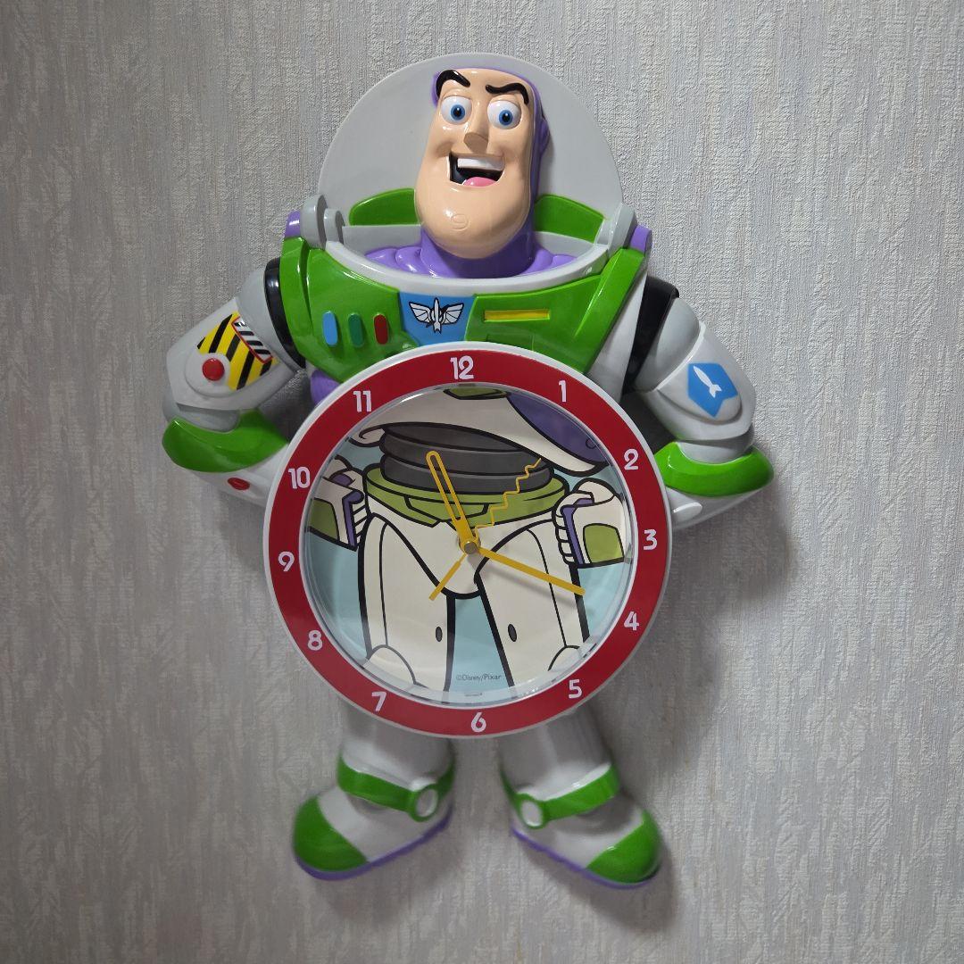 トイストーリー バズライトイヤー　振り子時計　掛け時計　希少レア