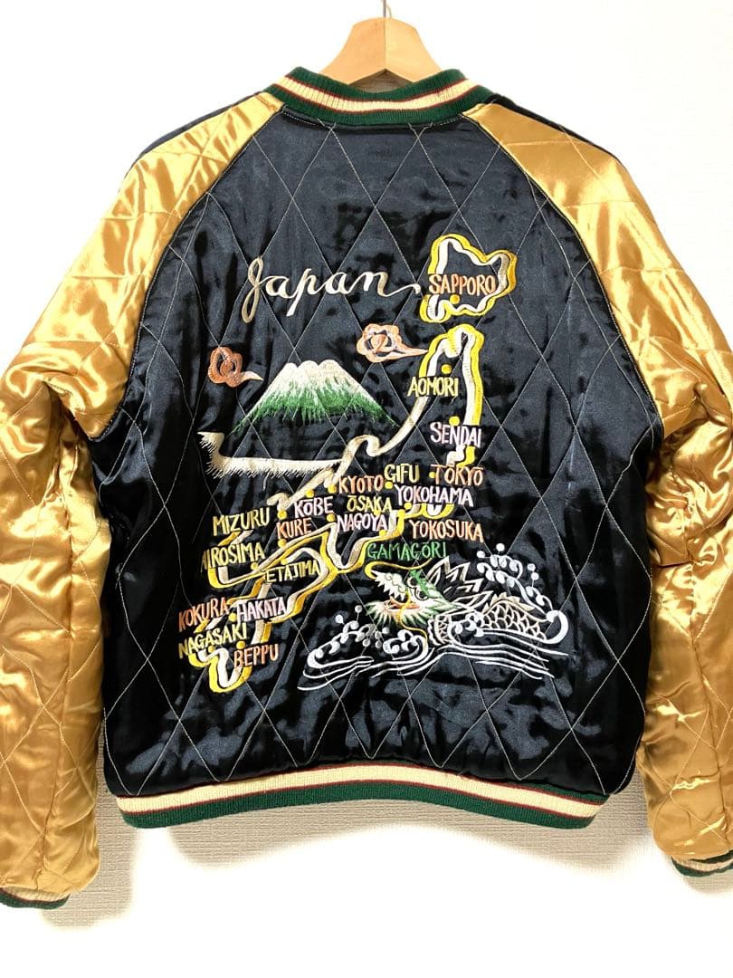 テーラー東洋 別珍 スカジャン 舞妓/鷲 YOKOSUKA サイズL