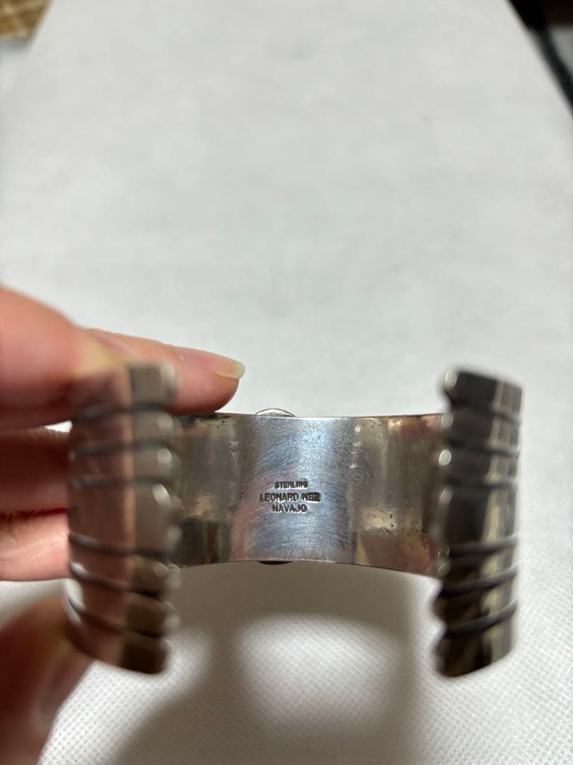 [しょう先生]インディアンジュエリー　ナバホ　バングル　ターコイズ