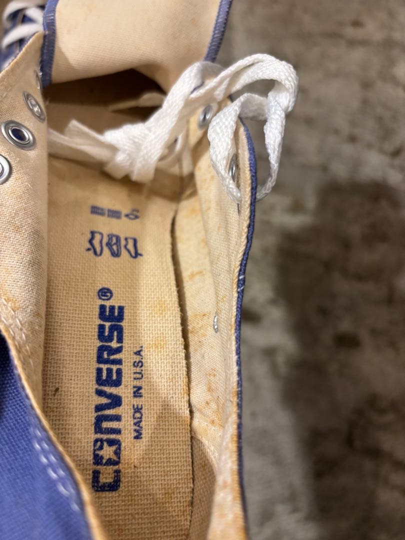 【新品未使用】【希少】【USA製】 コンバースオールスター　ラベンダー　24.5