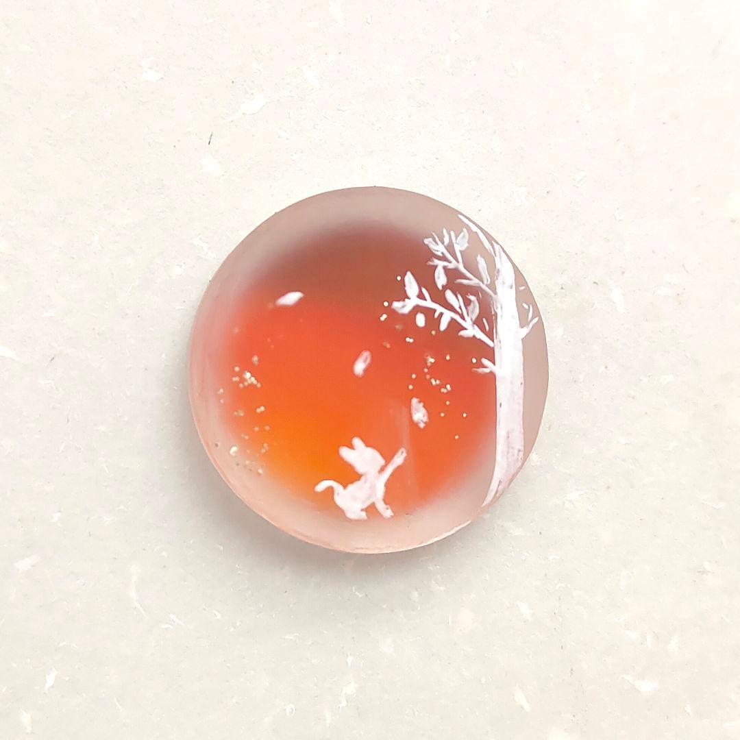 【912】ハンドメイド　レジン　ヘアゴム　ポニーフック