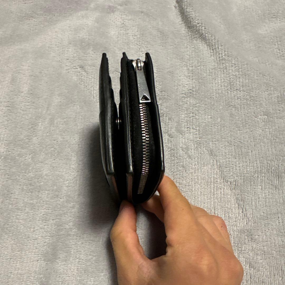 BOTTEGA VENETA ブラック 二つ折り財布