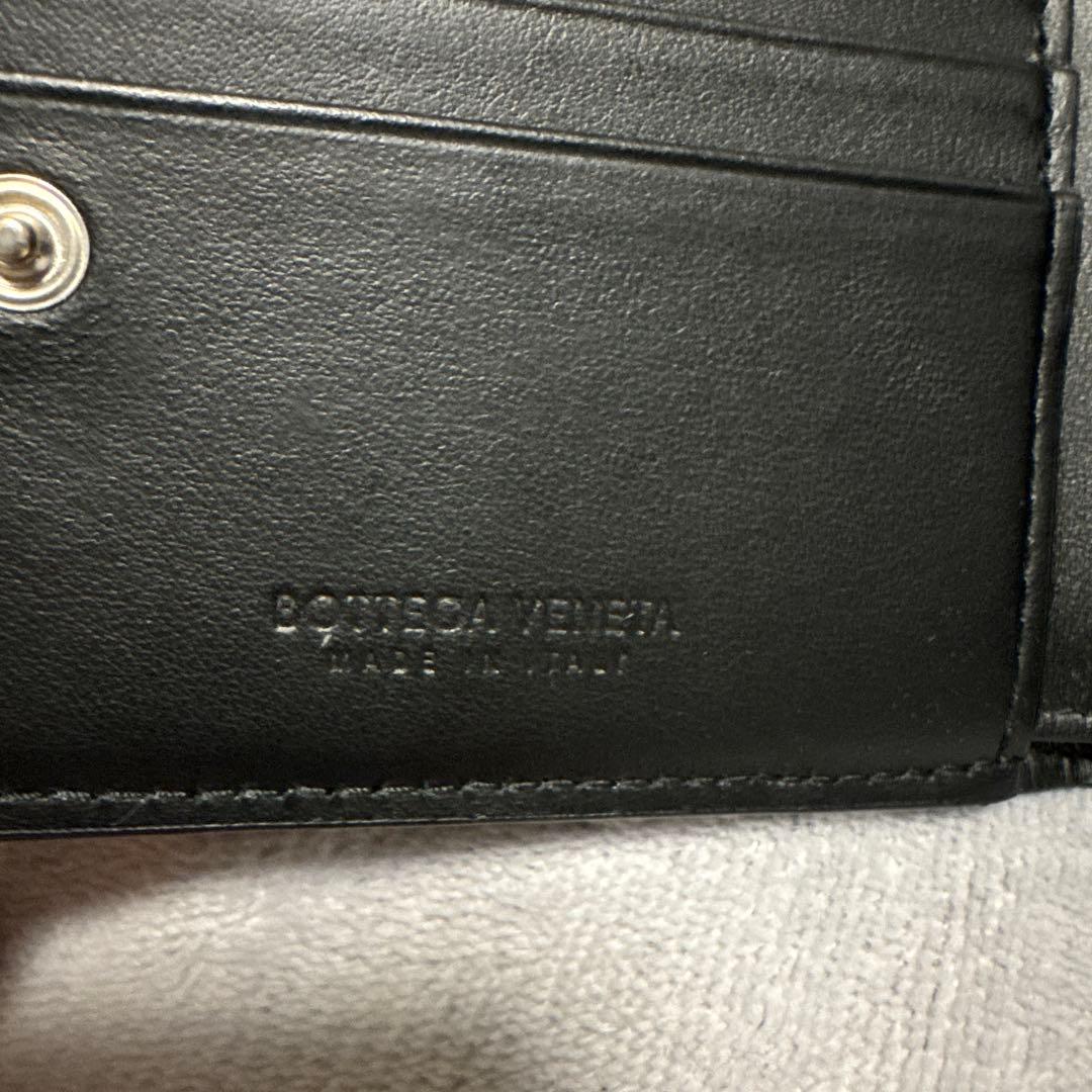 BOTTEGA VENETA ブラック 二つ折り財布