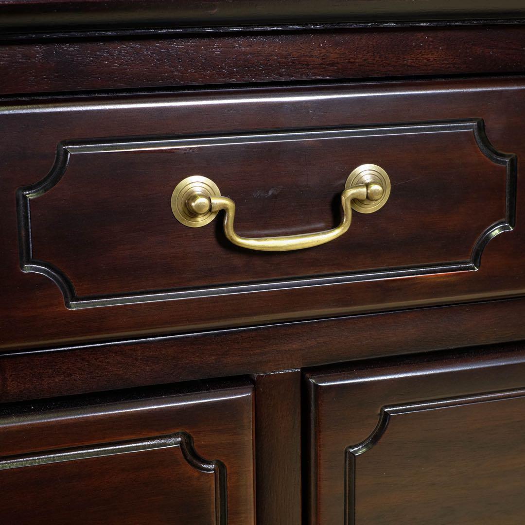 A 新品 チェスト 110cm アンティーク タンス リビング収納 衣類収納