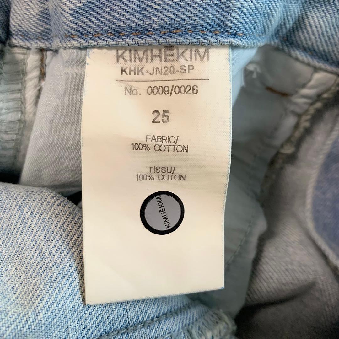 KIMHEKIM 25SS 25 ピンクスプレーバルーンデニムパンツ タグ付き
